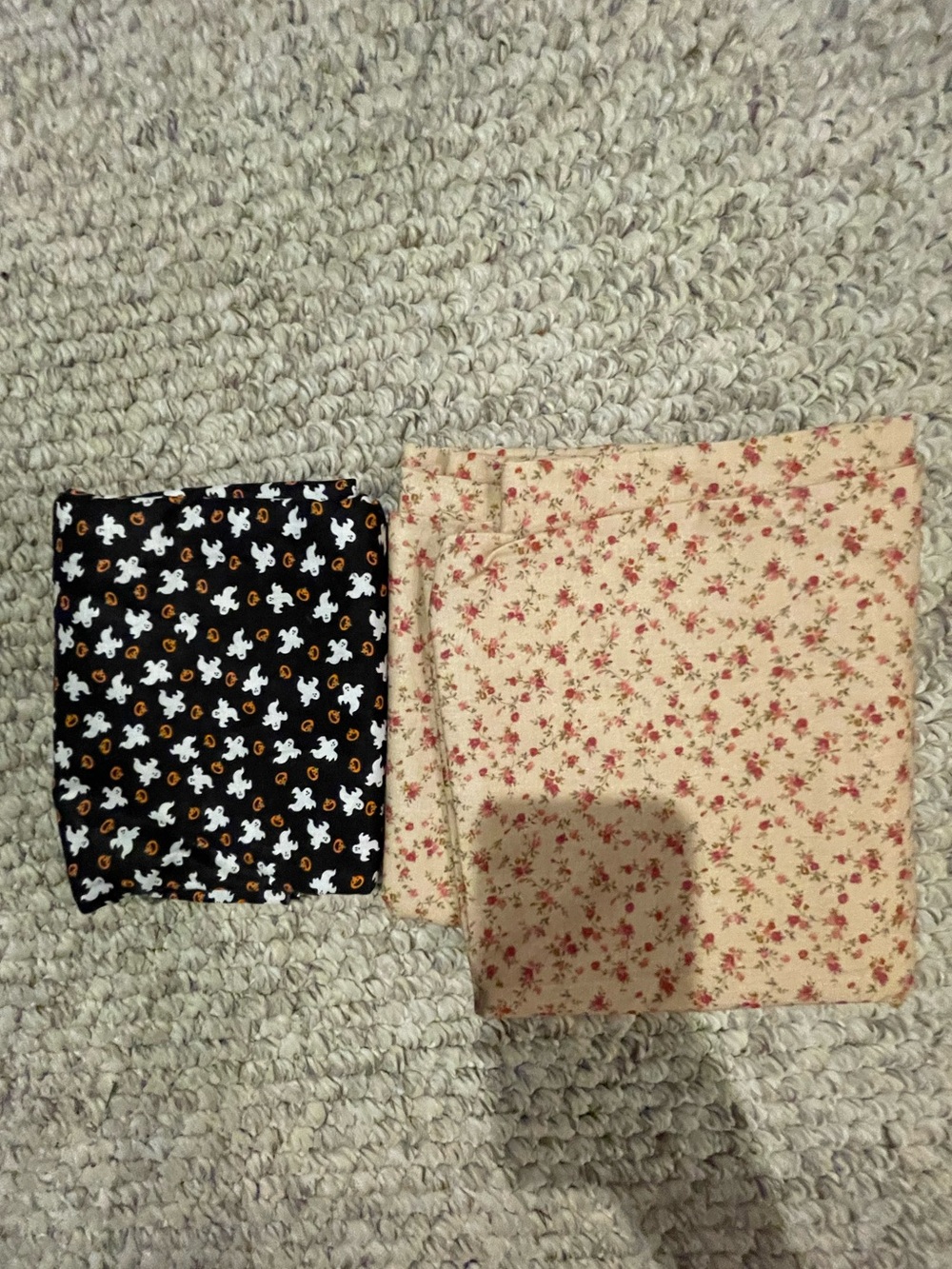 pack of 2 fabrics from joann’s!